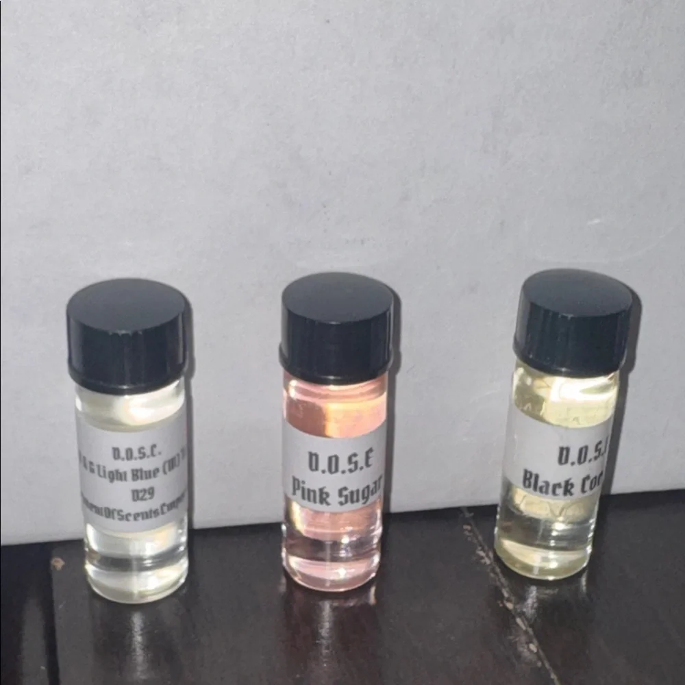 Glass Twist Top Tester Bottles Female Fragrance oils #5